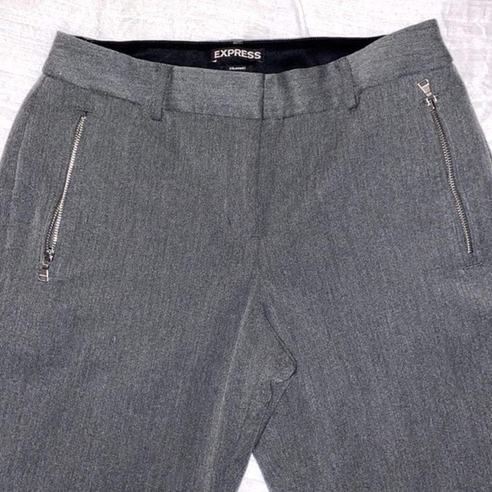 Express Columnist Pant | Size 4R | Boot Leg | Charcoal Gray - Picture 3 of 8